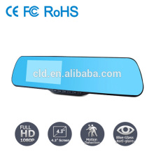 Hot 170 degree 4.3" Screen G-sensor sxs vedio clips x3000 car camera dual