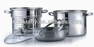4pcs Italy stainless steel pasta pot,cookware set