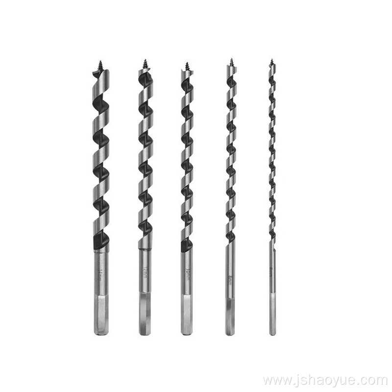 5PCS Hex Shank Brad Point Augers Drill Bits