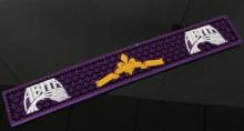 fashion soft pvc bar spill mats , personalised bar runners