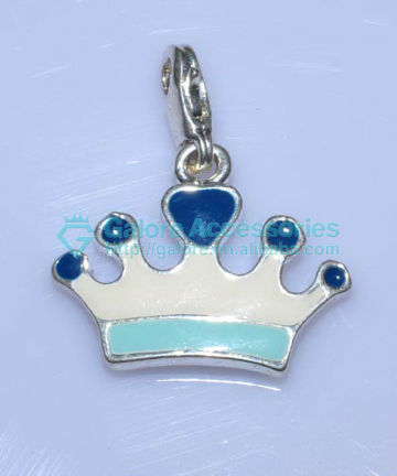 fashion hotsale wholesale engravable bulk crown charms