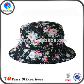 custom beautiful bucket hat with flower