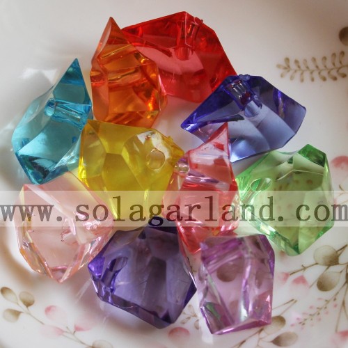 7 * 11 * 15 MM &amp; 10 * 20 * 27 MM Stone Style Hangers Crystal Color