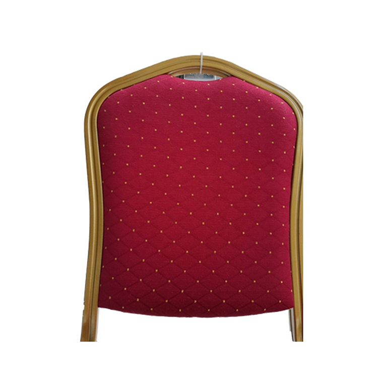 Bulk sale factory price hotel furniture cloth covering aluminium alloy frame banquet chair