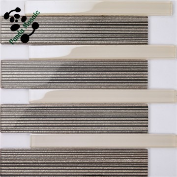 SMP32 Simple interior wall decorate mosaic Glass tiles for wall Wholesale electroplate mosaic