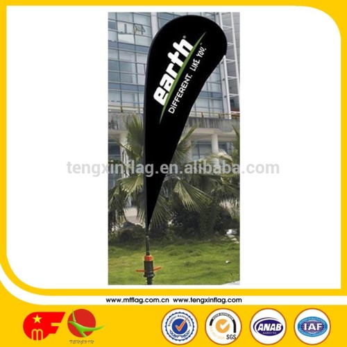 Cheap double side teardrop flags