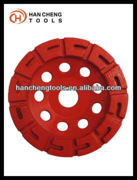 Double Row Type Cup Diamond Grinding Wheel diamond blade diamond grinding wheel