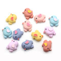 Hottest Kawaii Birds Resin Flatback Beads Multi Colored Chicken Artificial Craft Girls Women Hair Bow Accessory