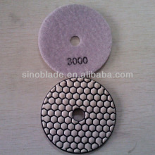 write resin pads write polishing pads