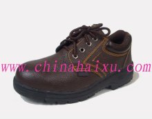Steel Toe Genuine Leather Labor Safety Work Shoes