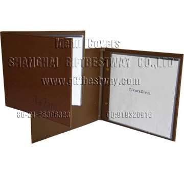 restaurant menu cover printing,menus ,pu leather menu cover