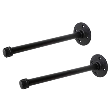 Wall Mounted Shelving Pipe Brackets Display