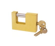 Rectangular Padlock, Brass Padlock, Solid Padlock (J0108)