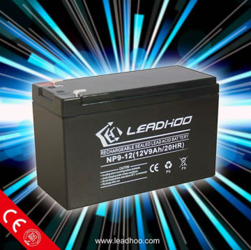 Maintain free sealed lead acid ups battery 12v 9ah