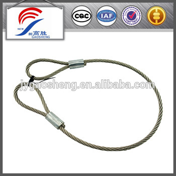 steel wire rope with eye loop