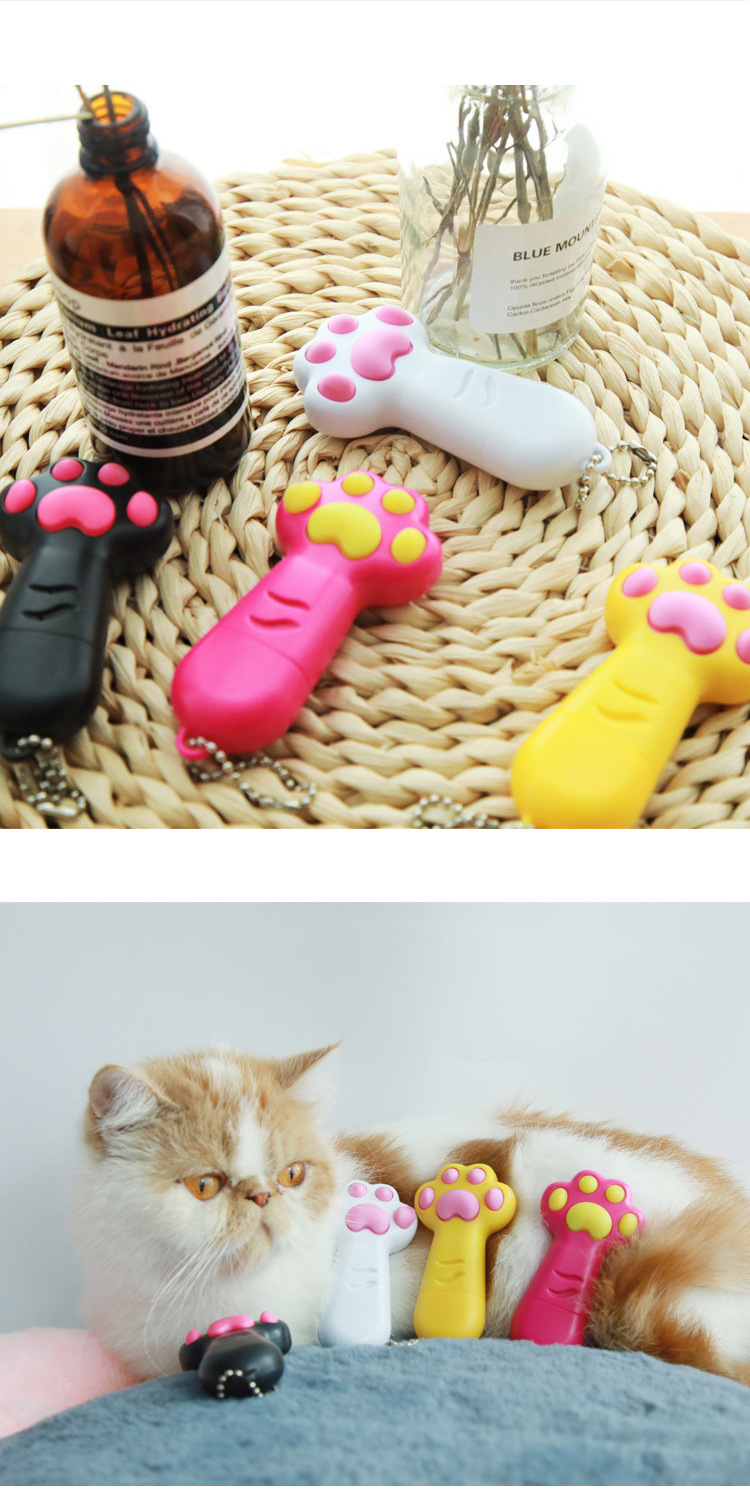 Funny Pet Red Laser Pointer Exercise Interactive Pet Toy New Update USB Charge 3 In 1 Cat Laser Pointer Toy