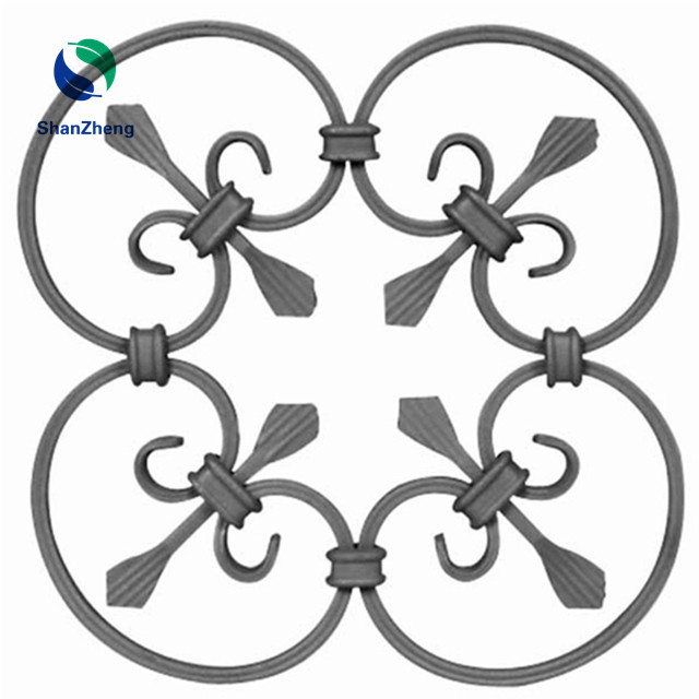 Wrought iron ornaments Scrolls Gate decoration parts fence fittings