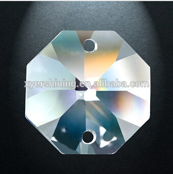 Crystal Octagon beads for chandelier part