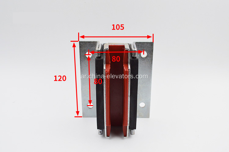 L = 120mm دليل المصعد Kone