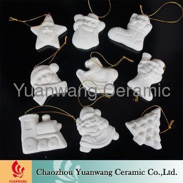 DIY Ceramic Bisque Christmas Ornamentation