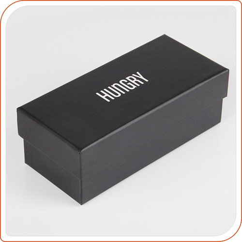 Black Custom Assembled Paper Box Lid off Wholesale Box Packaging