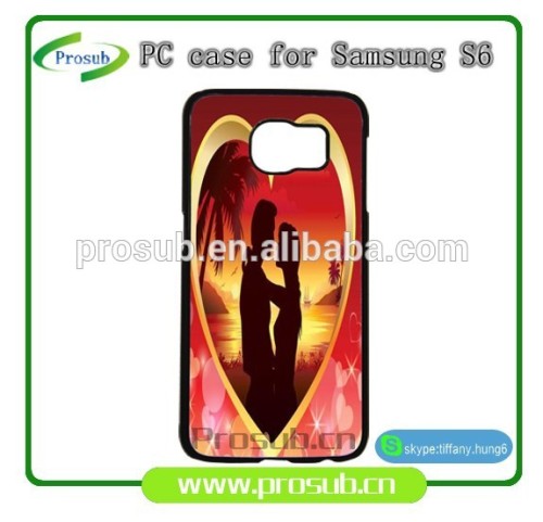 Sublimation heat transfer plastic material anti-knock blank cell phone case cover skin for SFP-SGS6