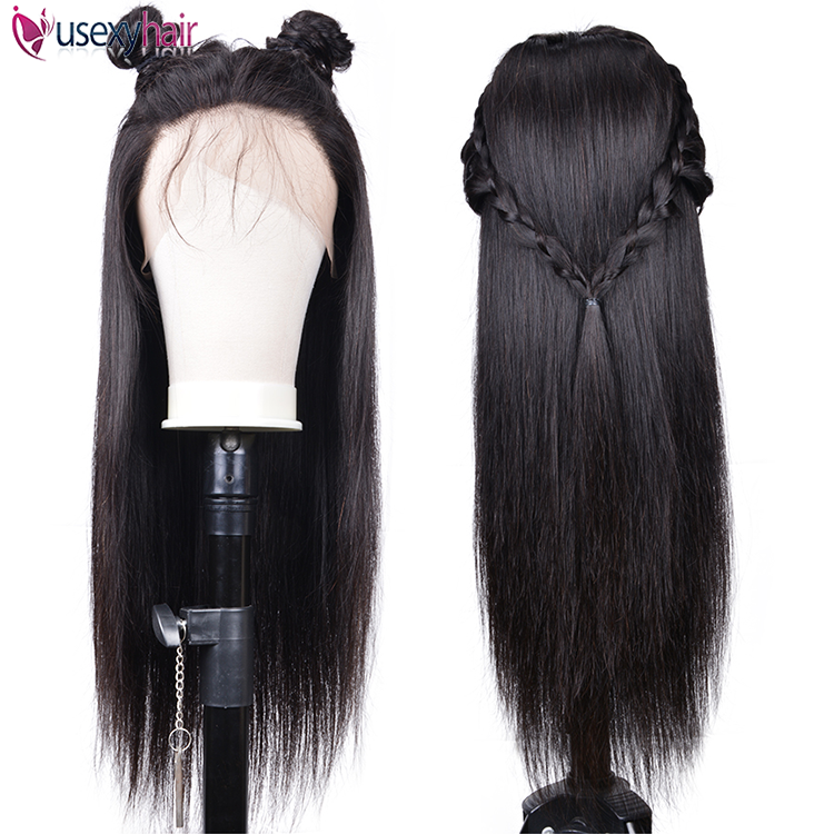 10A Grade Lace Wig Vendors Natural Human Hair Wigs Virgin Cuticle Aligned Lace Front Wig With Baby Hair