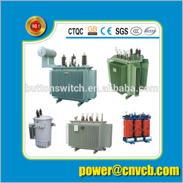 Outdoor Power transformers with oil three phase electrical products