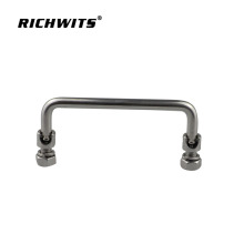 Furniture pull handles Stainless steel 304 folding handles for cabinet tooling box