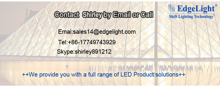 hight brightness edge light bar 300mm 6 leds for fabric light box display