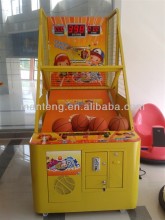 children playing street basketball coin operated play games machines