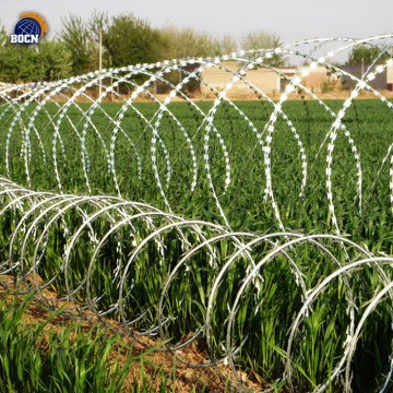 Anti-rust Galvanized Concertina Razor Wire