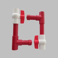 Blowdown Valve Kit in White and Red Color Options