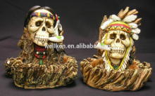 polyresin keleton ashtrays,resinic skull ashtrays