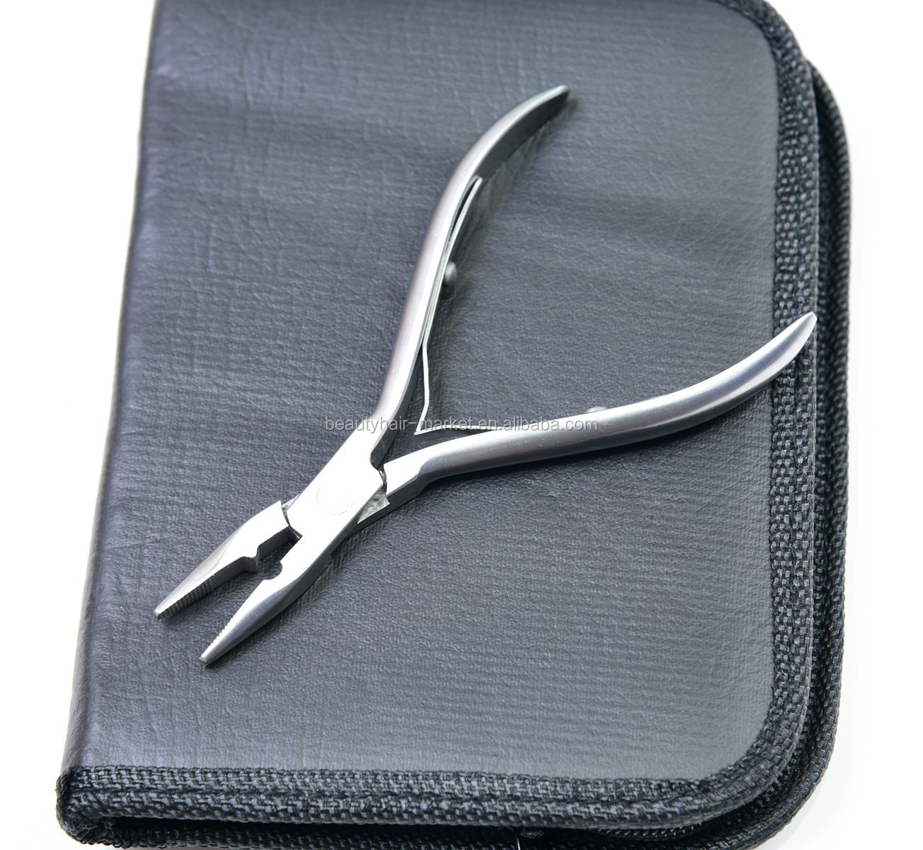 Hair Extensions Tools Stainless Steel Hair Extension Pliers Sets Kit with Hook Needle