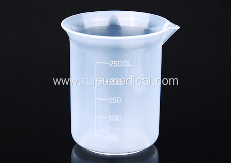 Transparent measuring cup