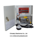 12VDC 5amp 9channel إمدادات الطاقة CCTV مع قفل