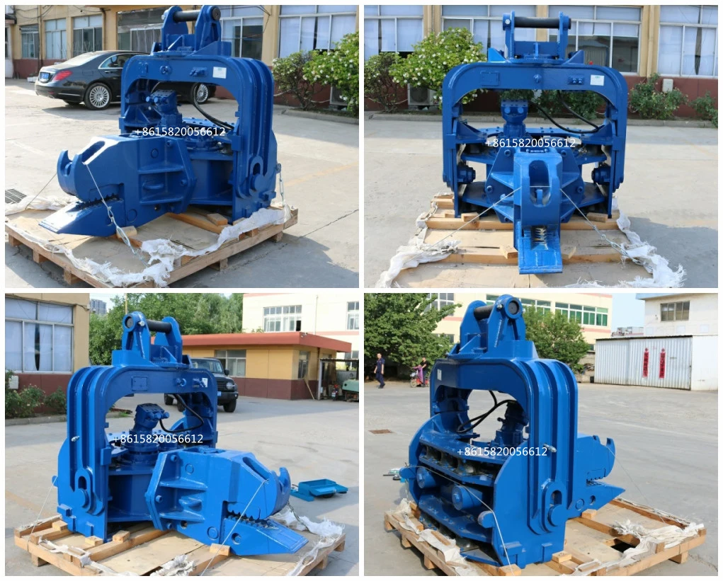 Excavator Attachment Sheet Hydraulic Pile Vibro Hammer Driver