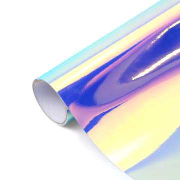 High-Quality Rainbow Holographic Opal Vinyl Stickers for DIY Crafts and Decor