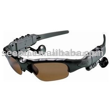 Digital Music Sunglasses (Grey) -- Unique Flexible Nylon Material