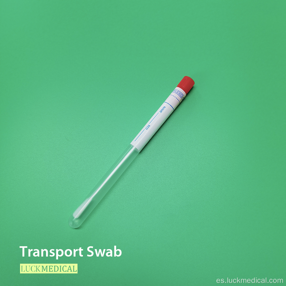 Muestreo El transporte de transporte SwaBs Flock punta de garganta Use FDA