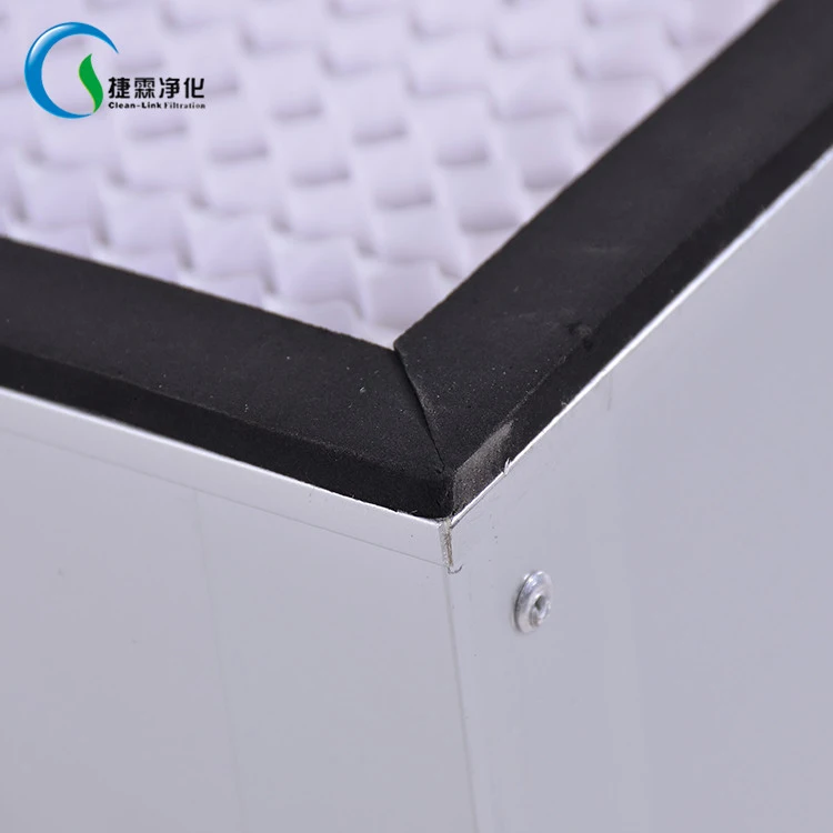 Aluminum Frame Glassfiber Deep-Pleated HEPA Filter for Ventilation System