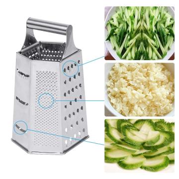 stainless steel 6 side cheese vegetable grater