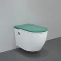 Tall Toilet With Bidet P-trap Toilets Ceramic Smart Wall Hung WC