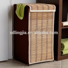 Vietnam Woven Bamboo Foldable Laundry Baskets With Handles