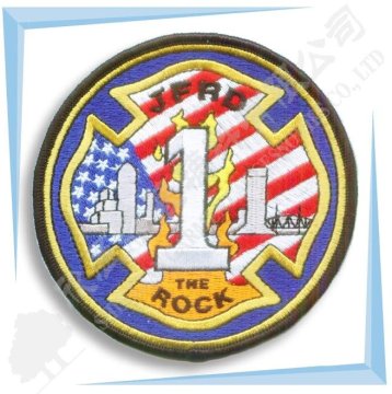 merrowed border plastic embroidery patch