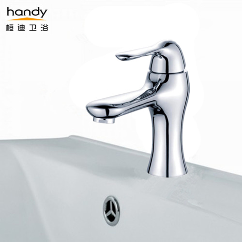 Single Lever Brass Chrome plated basin mixer taps