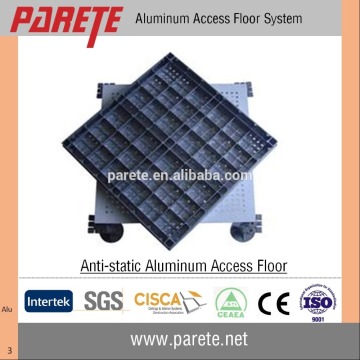 Aluminum raised floor system
