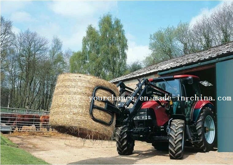 Hot Selling Tractor Front End Loader Attached Bale Grab for Grabbing and Transporting Round Hay Bale