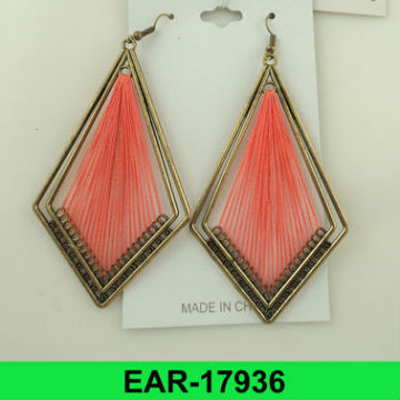 2012 new wholesale cheap metal thread earrings